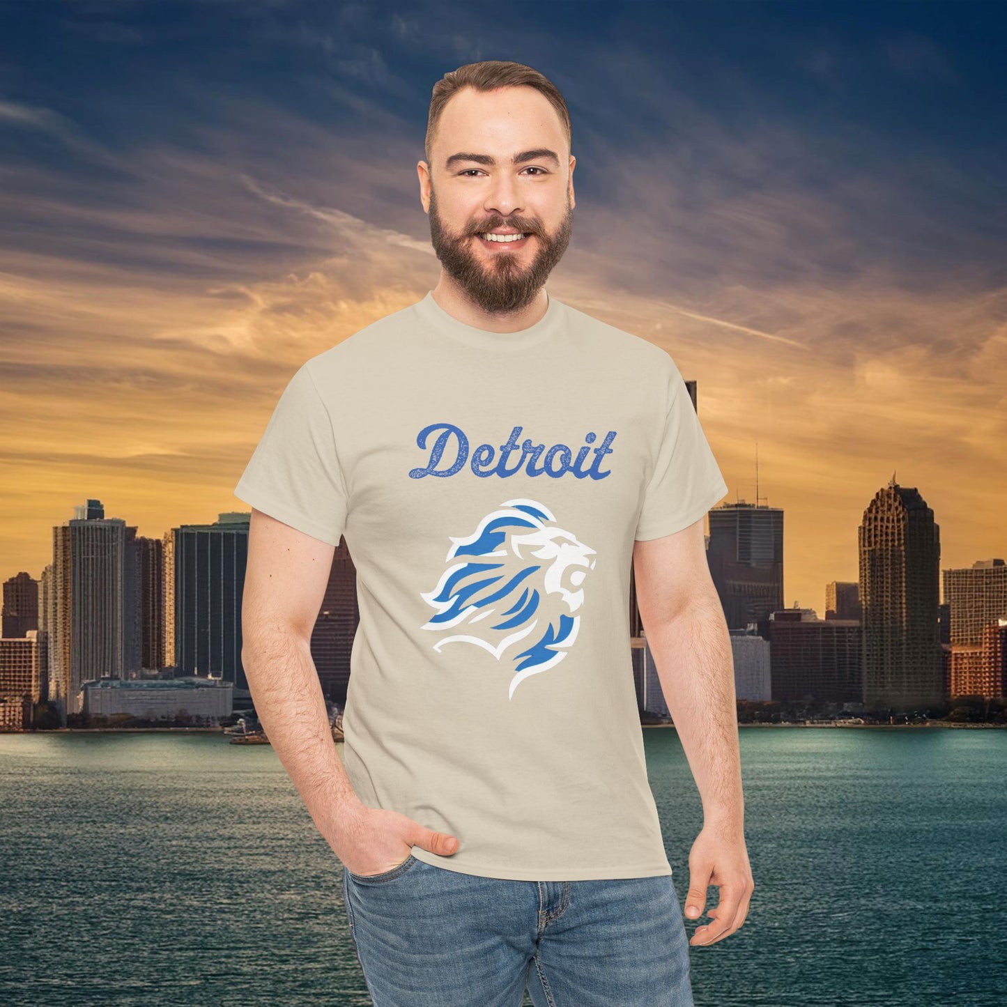 Detroit Football Crest Tee