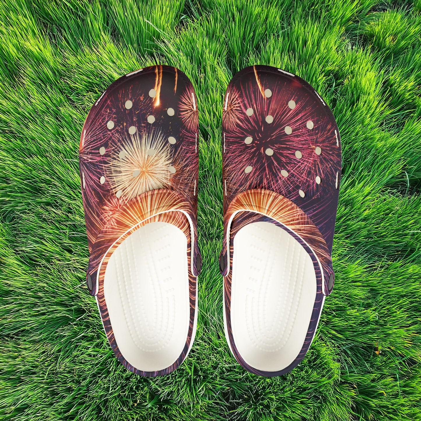 Fireworks Foam Clogs