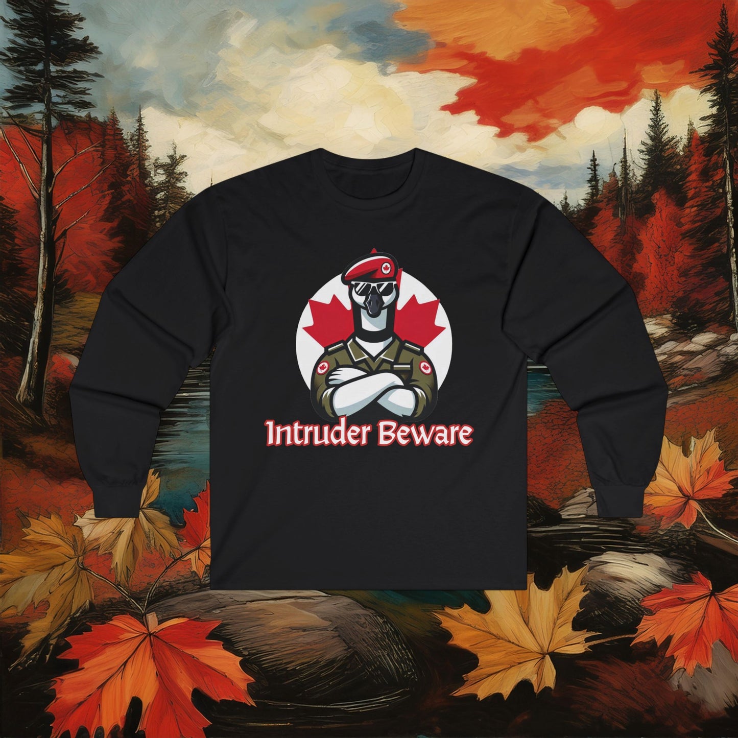 Canadian Goose "Intruder Beware" Long Sleeve Tee