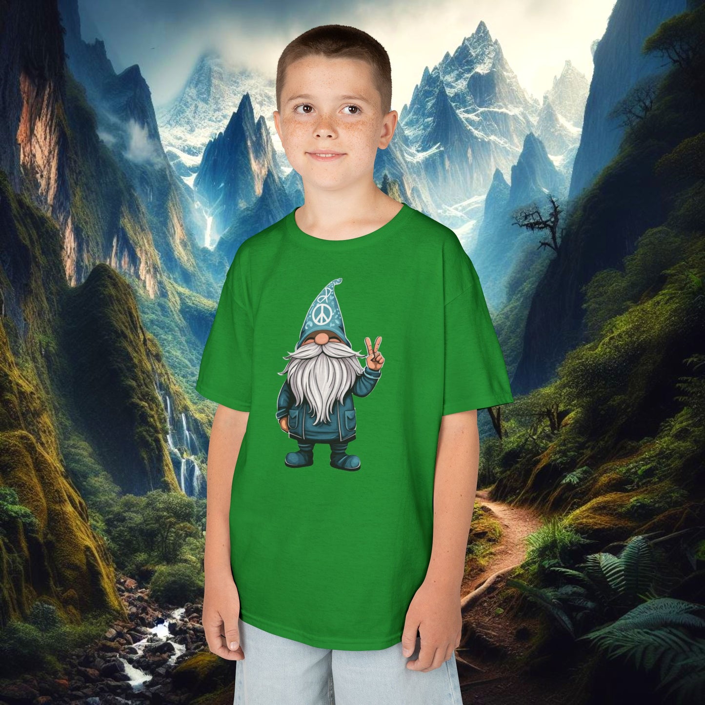Peace Gnome Kids Tee