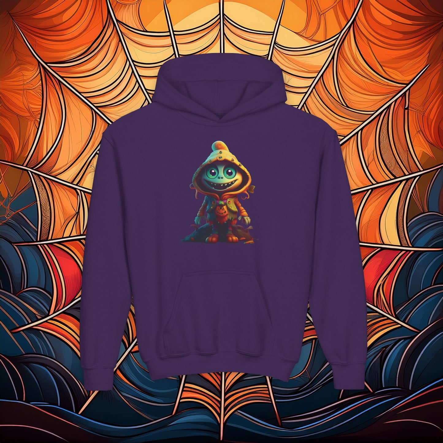 Trick or Treat Monster Youth Hoodie