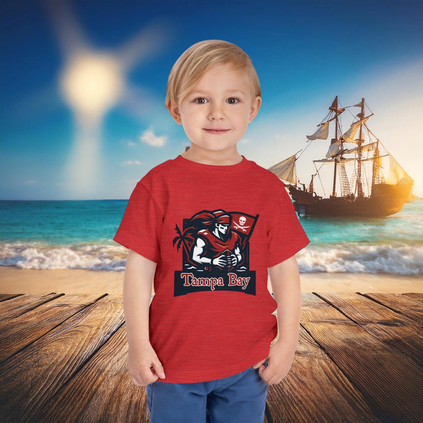 Tampa Bay Football Player Toddler Tee