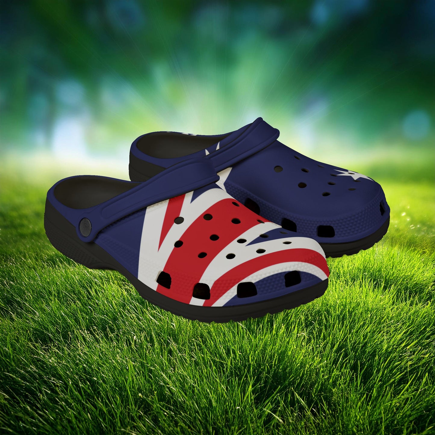 Australian Flag Foam Clogs