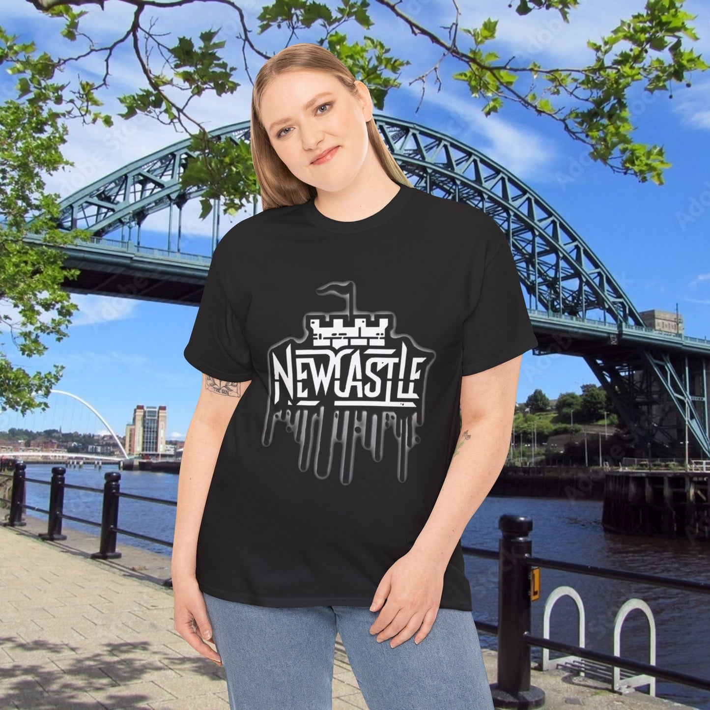 Newcastle Dripping Graffiti Tee
