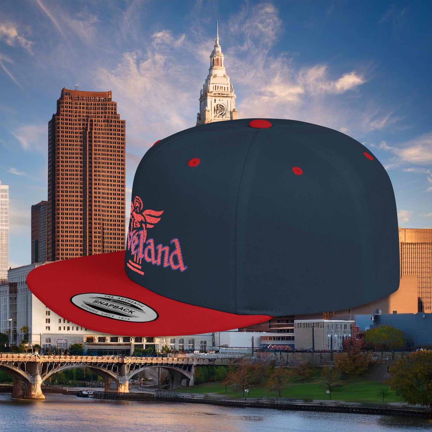 Cleveland Red Guardian Flat Bill Snapback