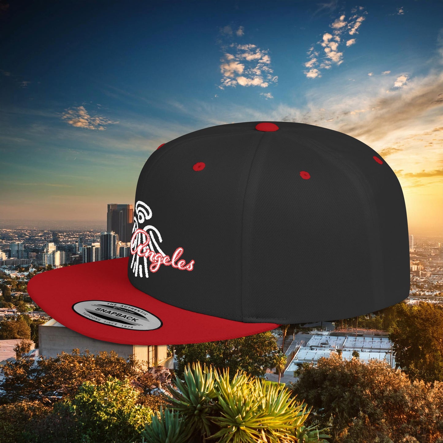 LA Angel Flat Bill Snapback