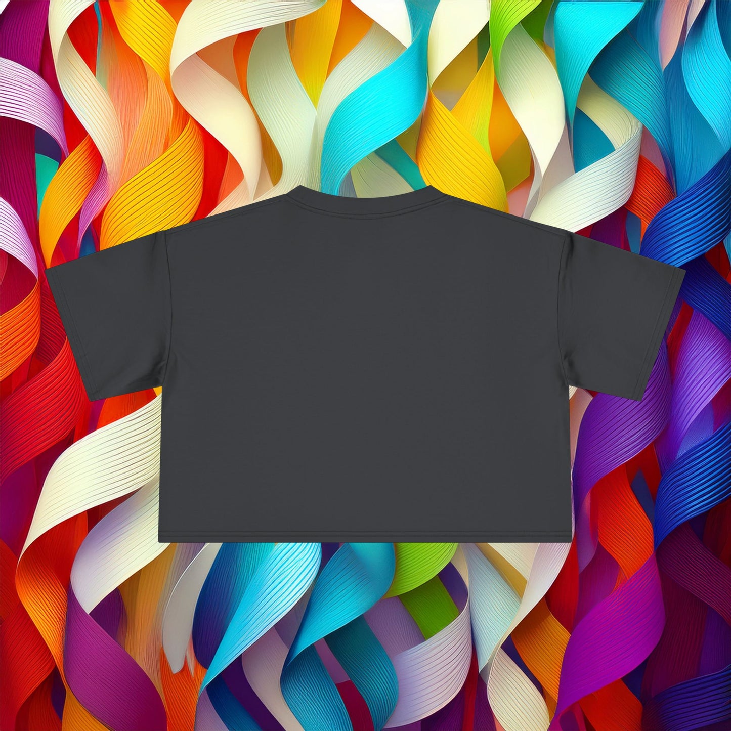 Rainbow Heart Women's Crop Tee