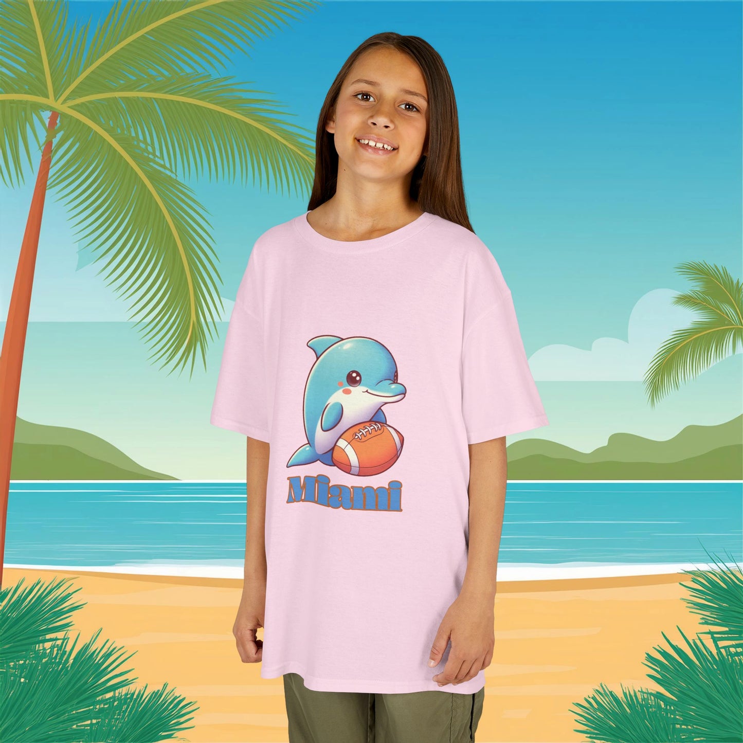 Miami Baby Dolphin Kids Tee