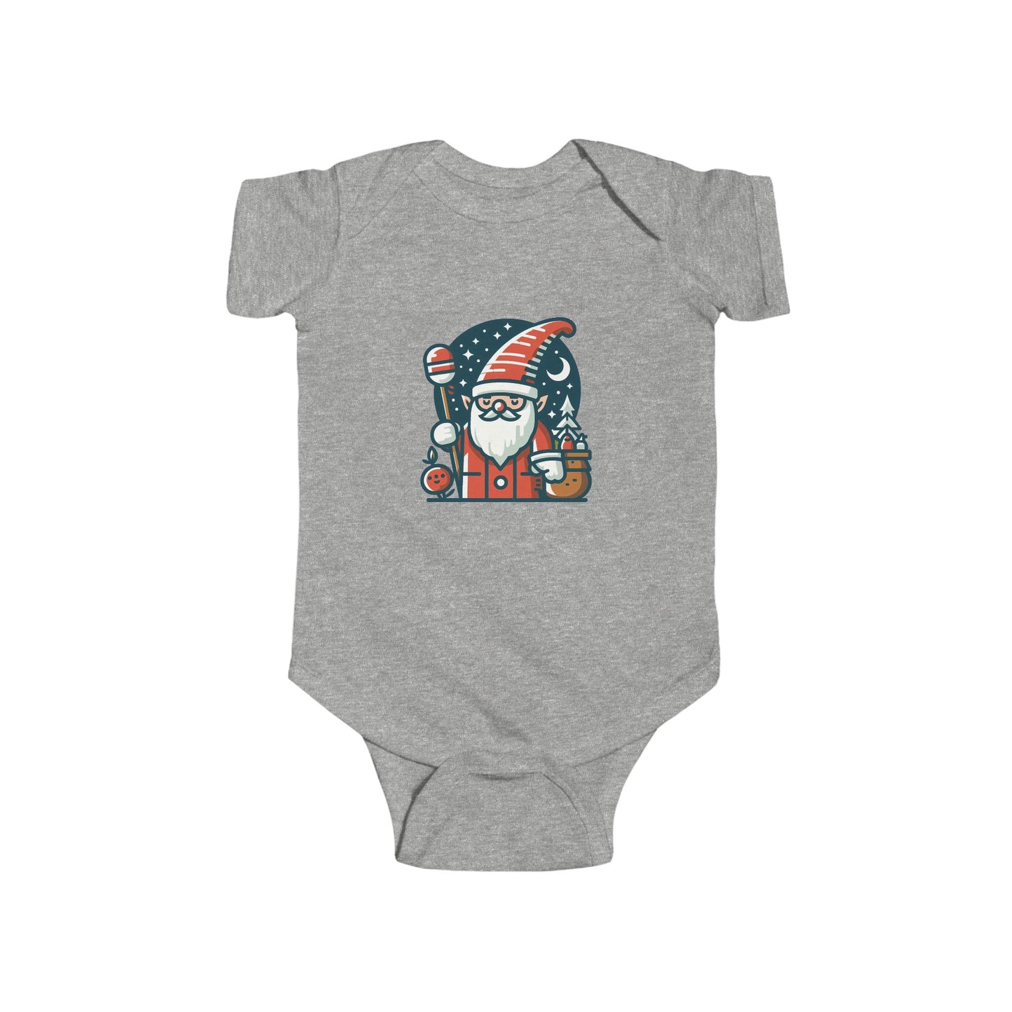 Santa Gnome Infant Bodysuit