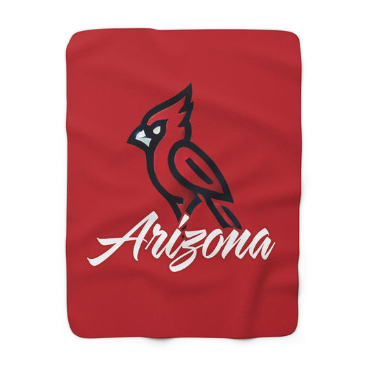 The Arizona Football Sherpa Fleece Blanket