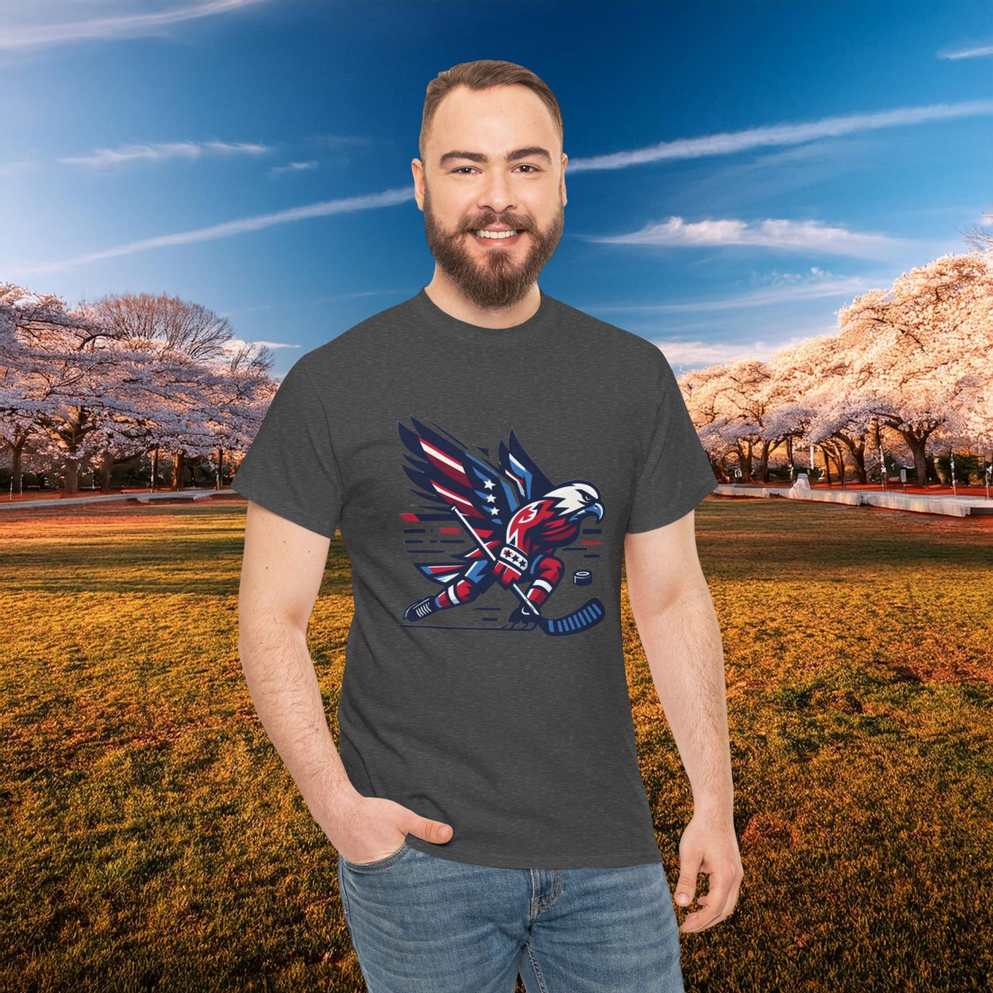Washington Hockey Eagle Tee