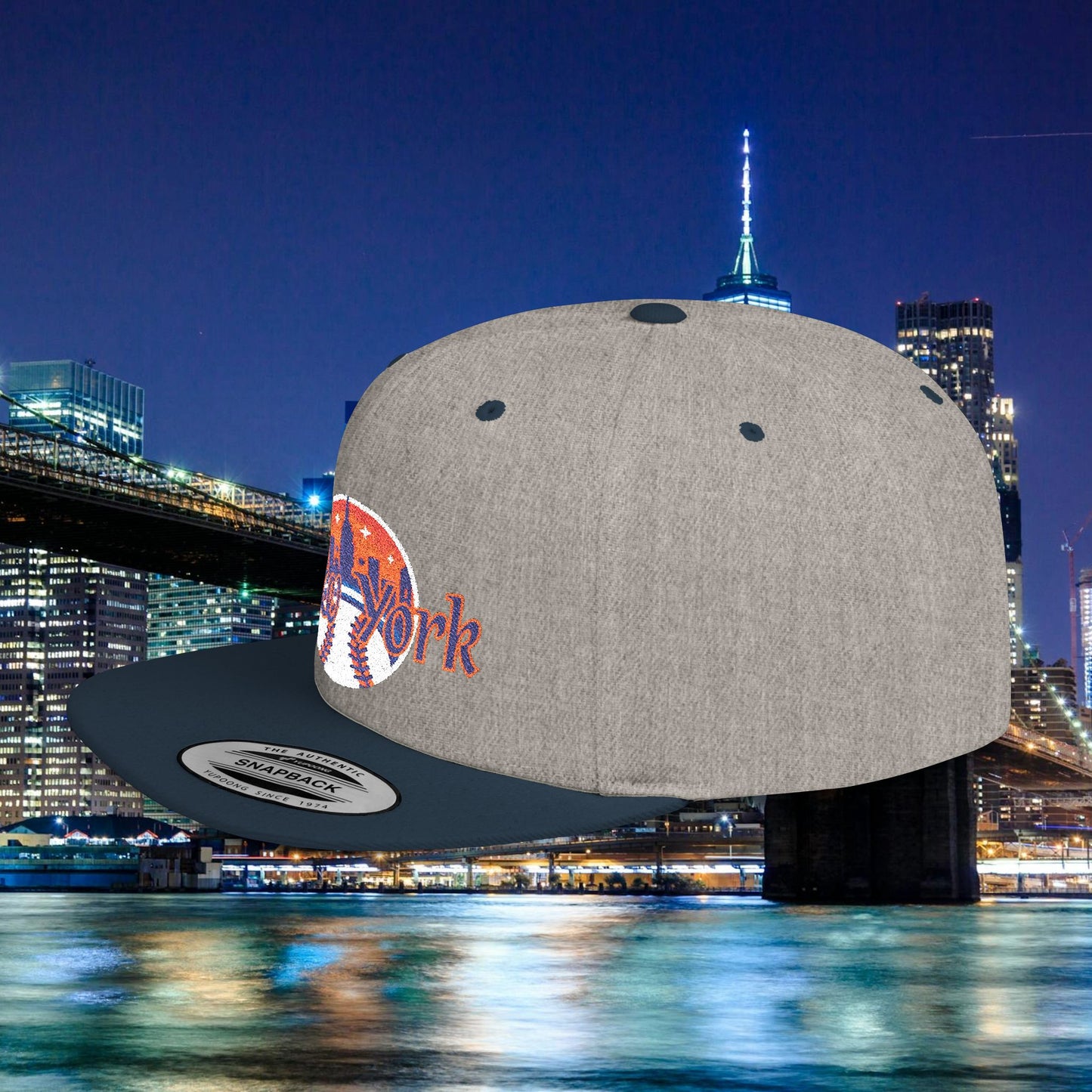 NY Metro Baseball Flat Bill Snapback