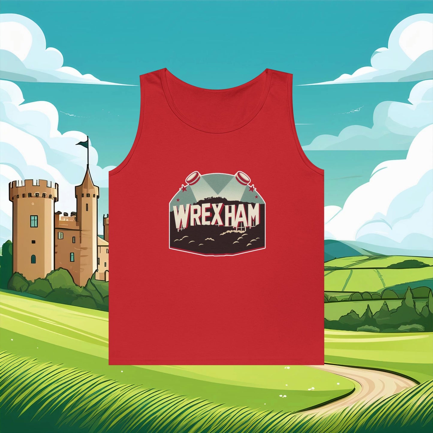 Wrexham Hollywood Sign Tank Top
