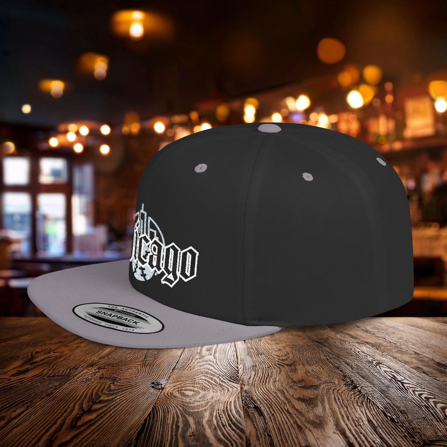 Chicago Baseball Logo Flat Bill Snapback