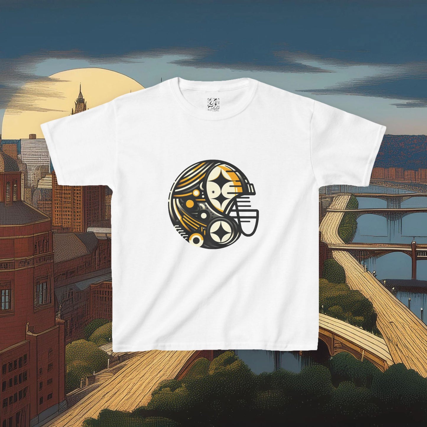 Pittsburgh Football Crest Kids Tee