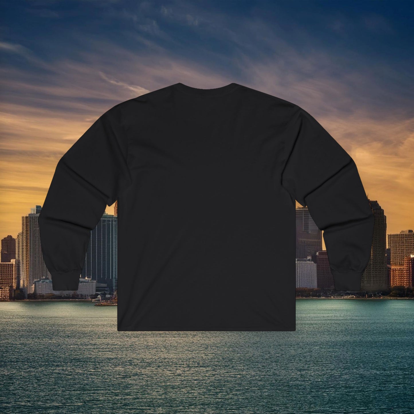 Detroit Football Logo Long Sleeve Tee