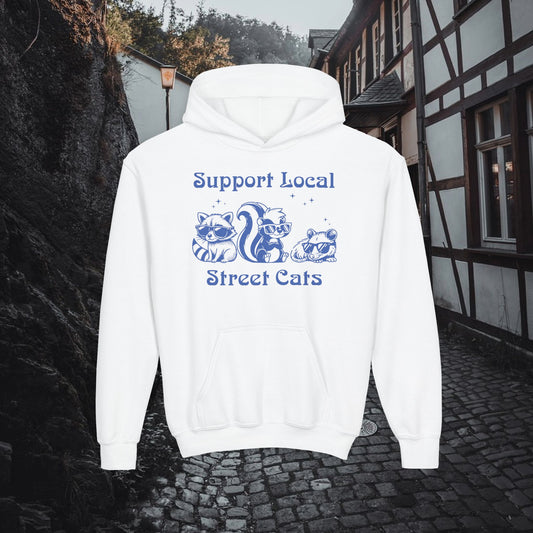 Support Local Street Cats Youth Hoodie