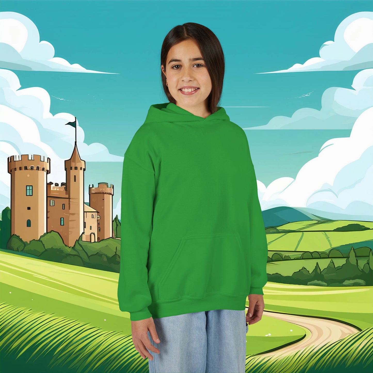 Wrexham Crest Dragon Youth Hoodie