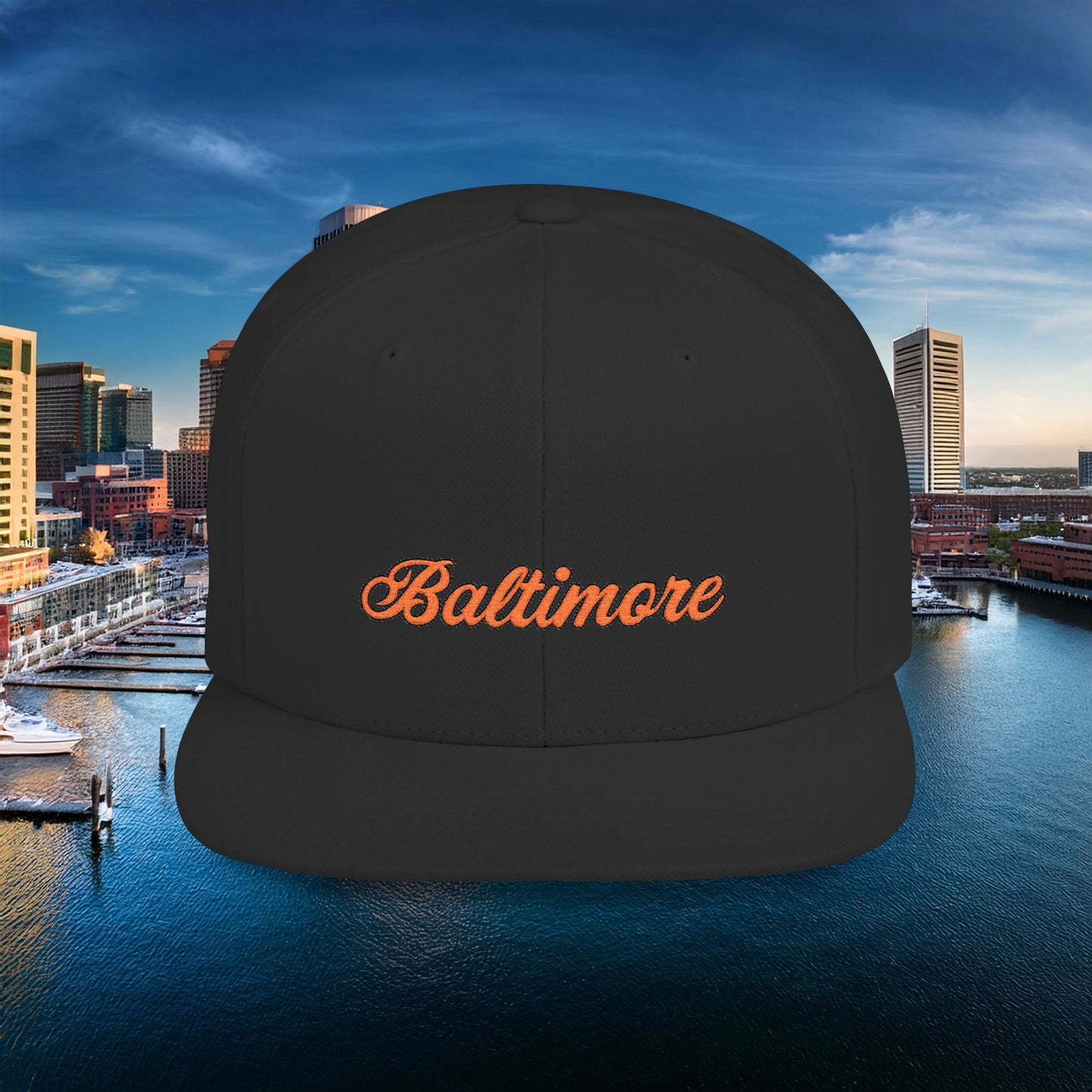 Baltimore Flat Bill Snapback
