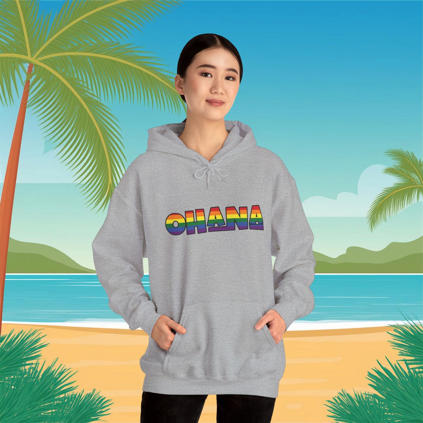Rainbow Ohana Hoodie