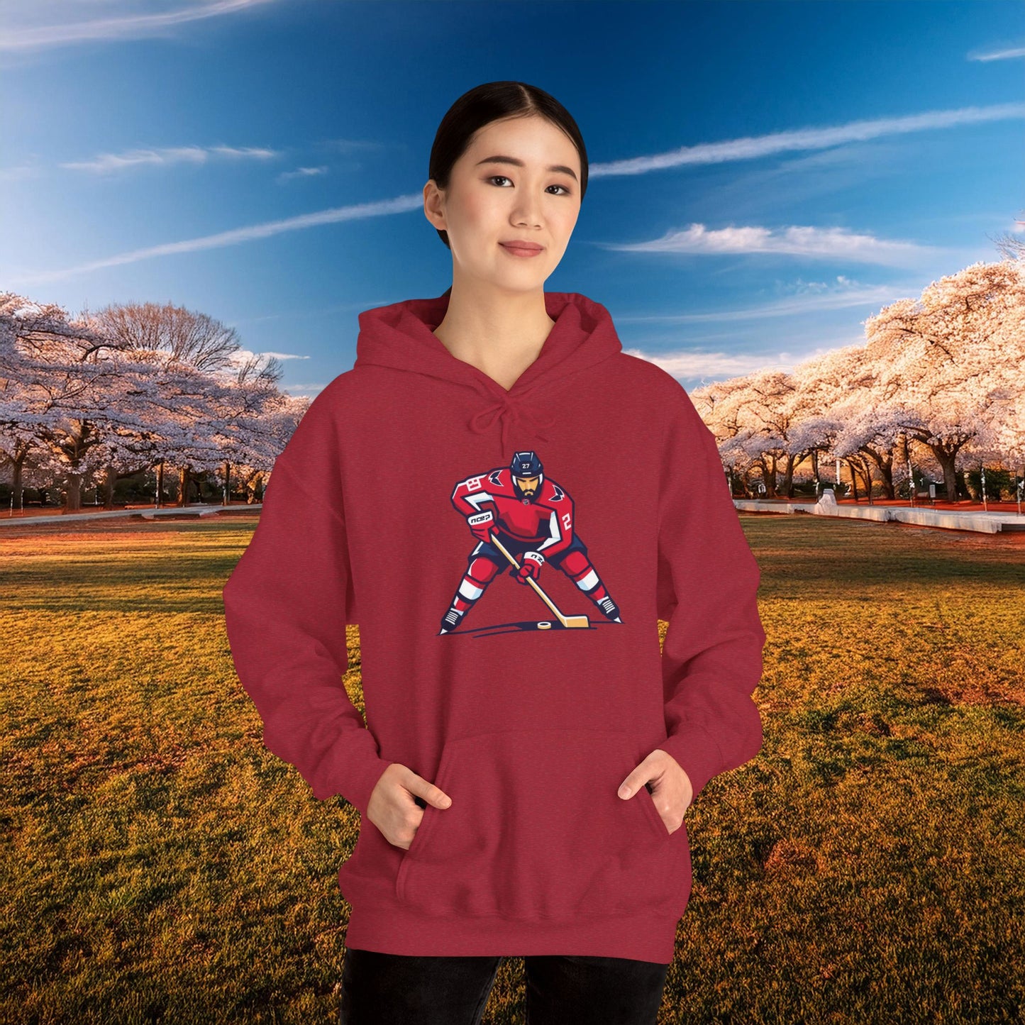 Washington Hockey Player Hoodie