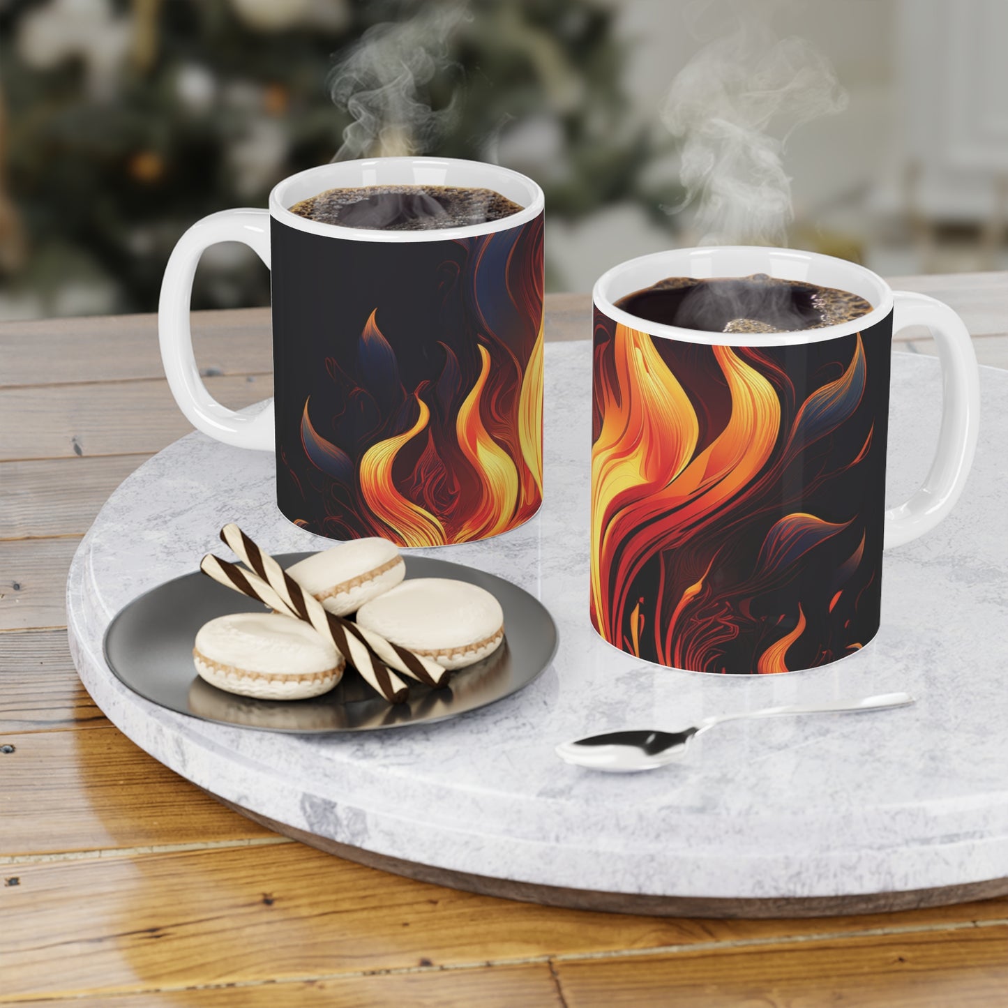 Flames Ceramic Mugs (11oz\15oz)