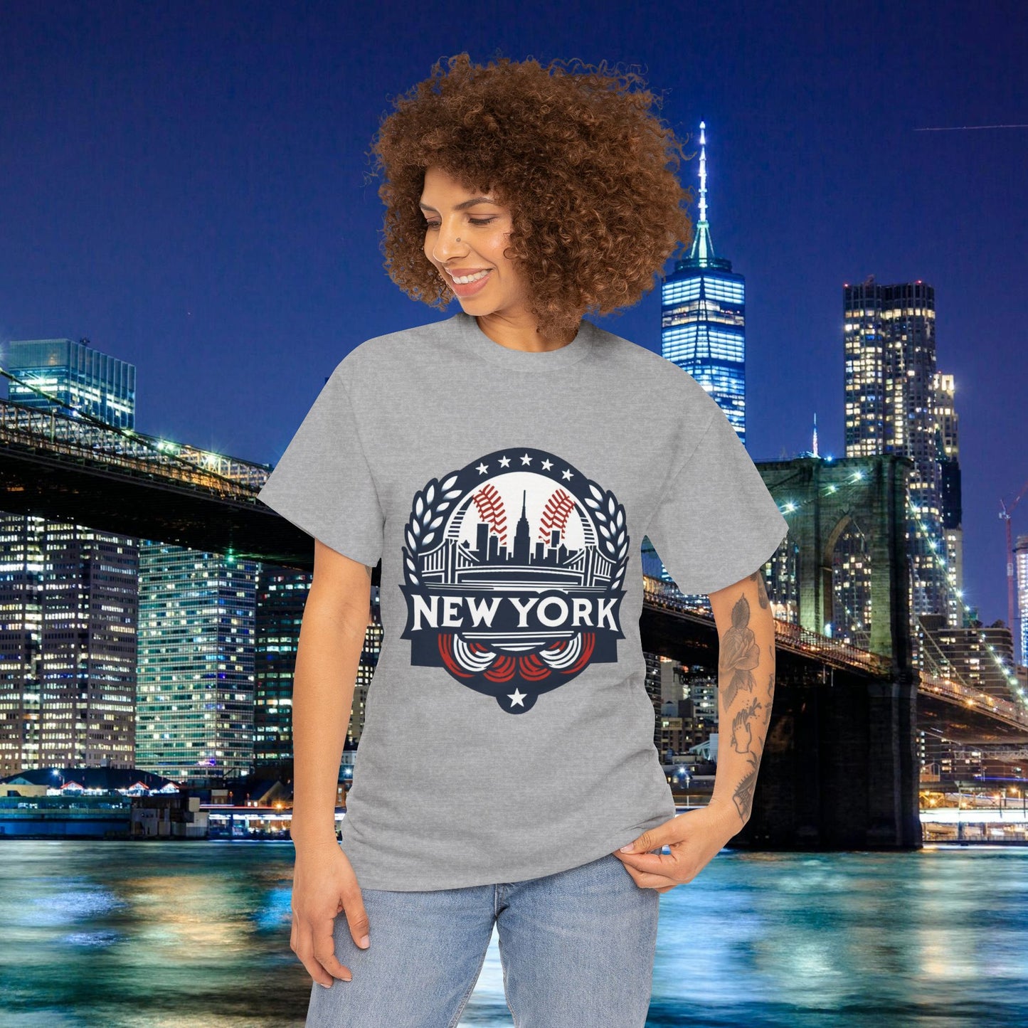 New York Bronx Baseball Tee