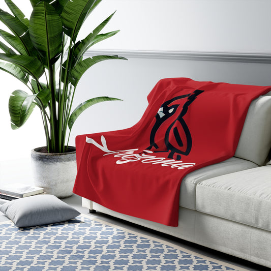 The Arizona Football Sherpa Fleece Blanket