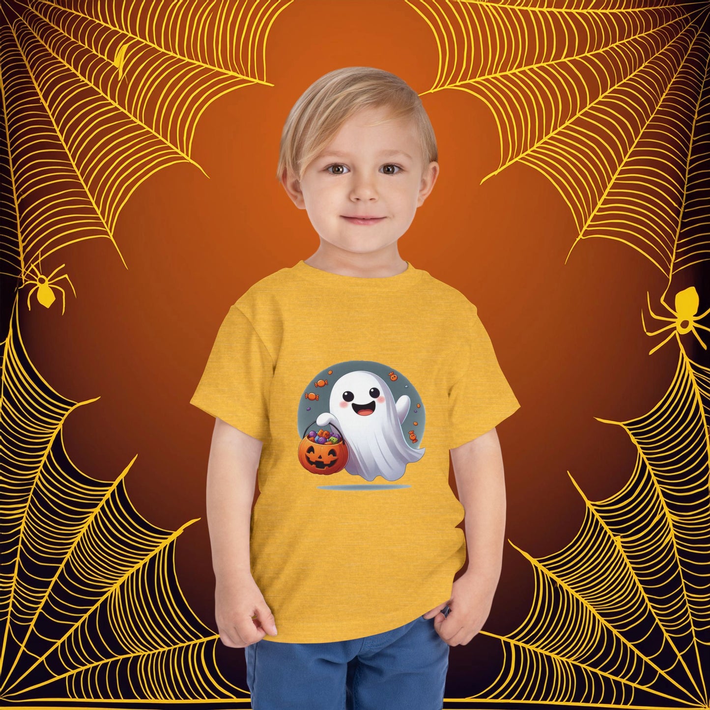 Trick or Treat Ghost Toddler Tee