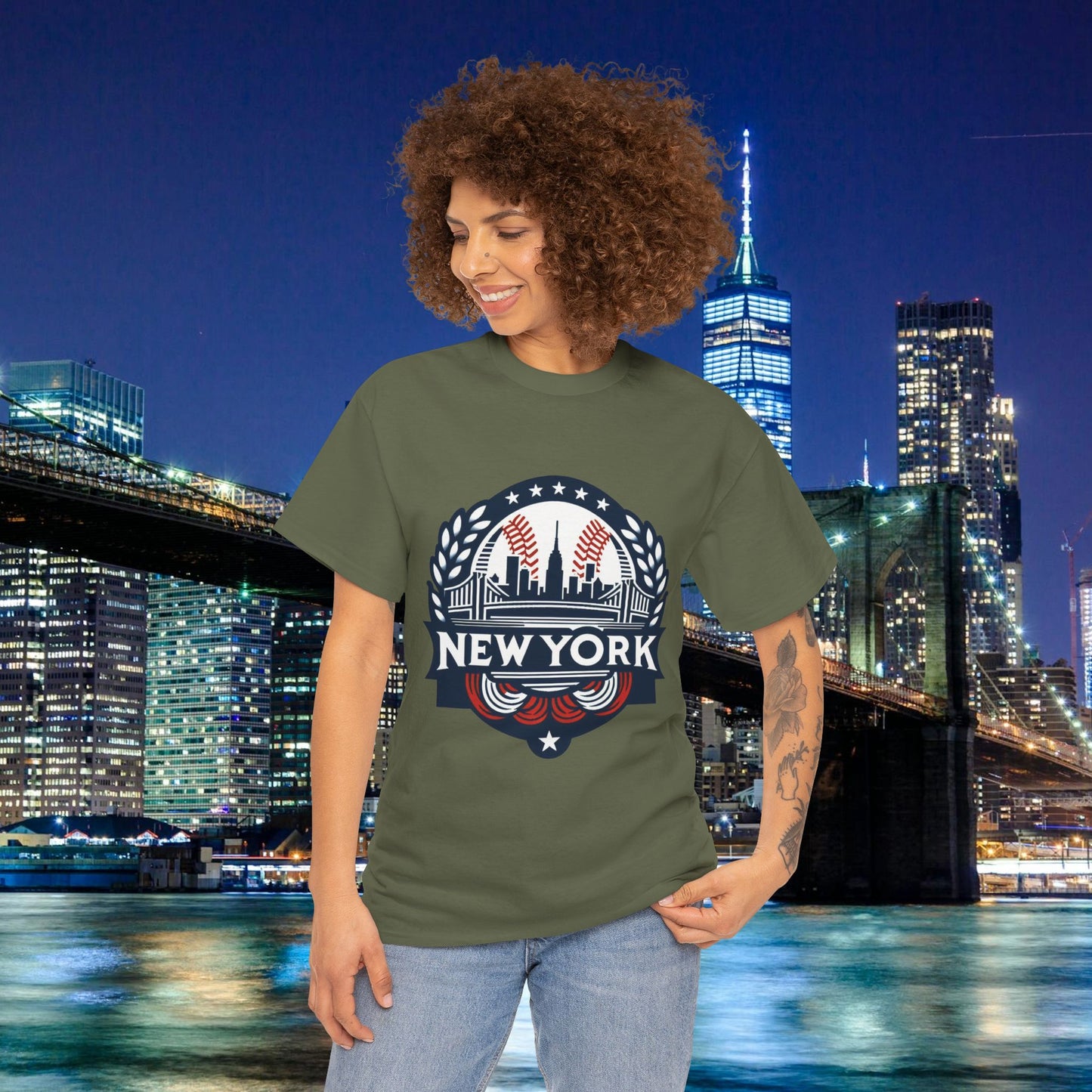 New York Bronx Baseball Tee