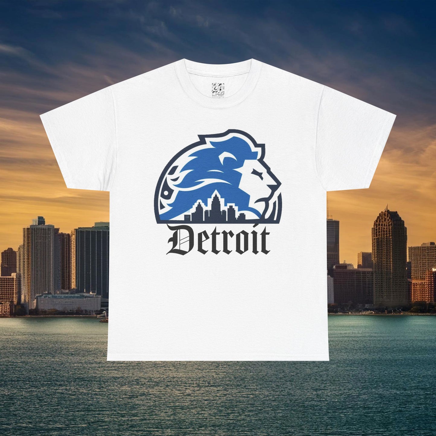 Detroit Football Skyline Tee