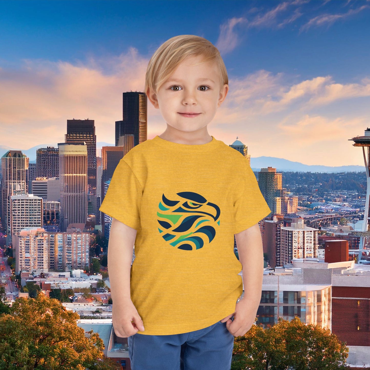 Seattle Football Logo Toddler Tee