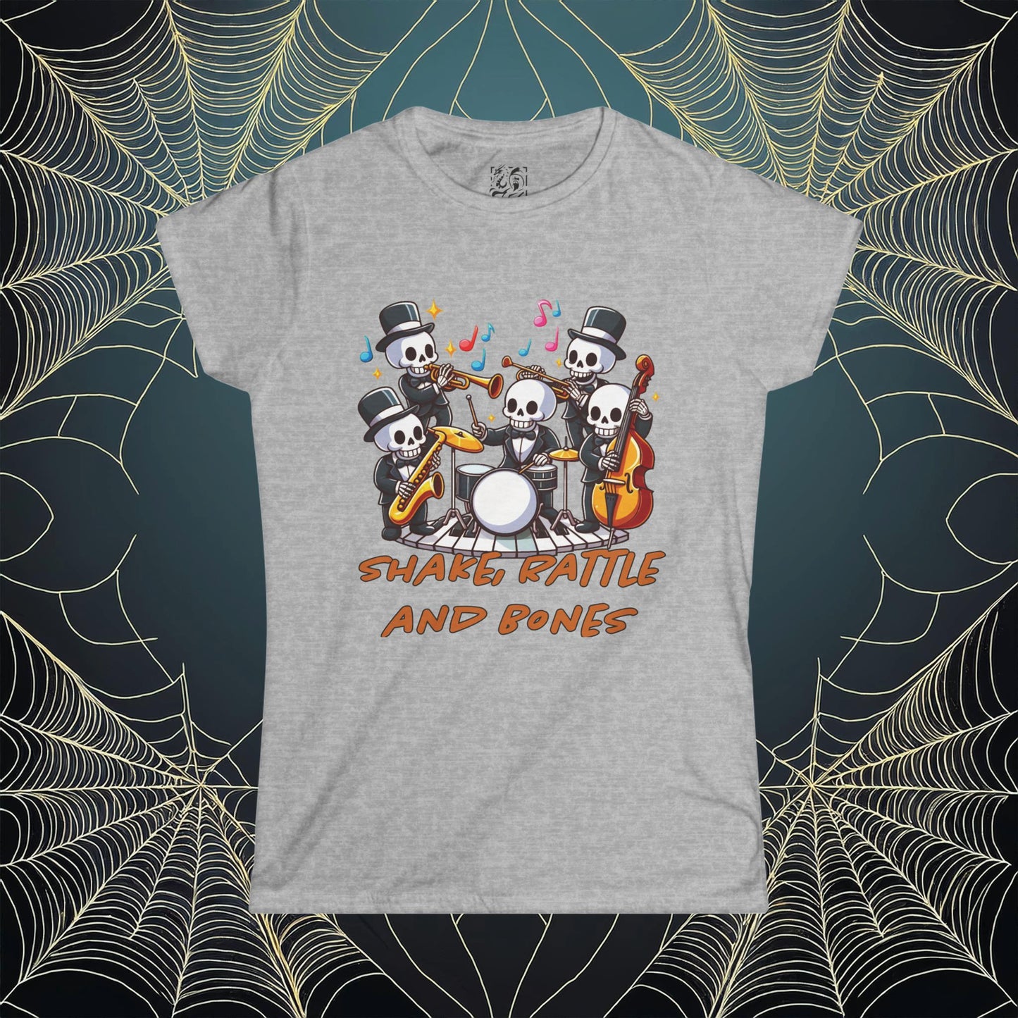 Shake, Rattle. and Bones Women's Softstyle Tee