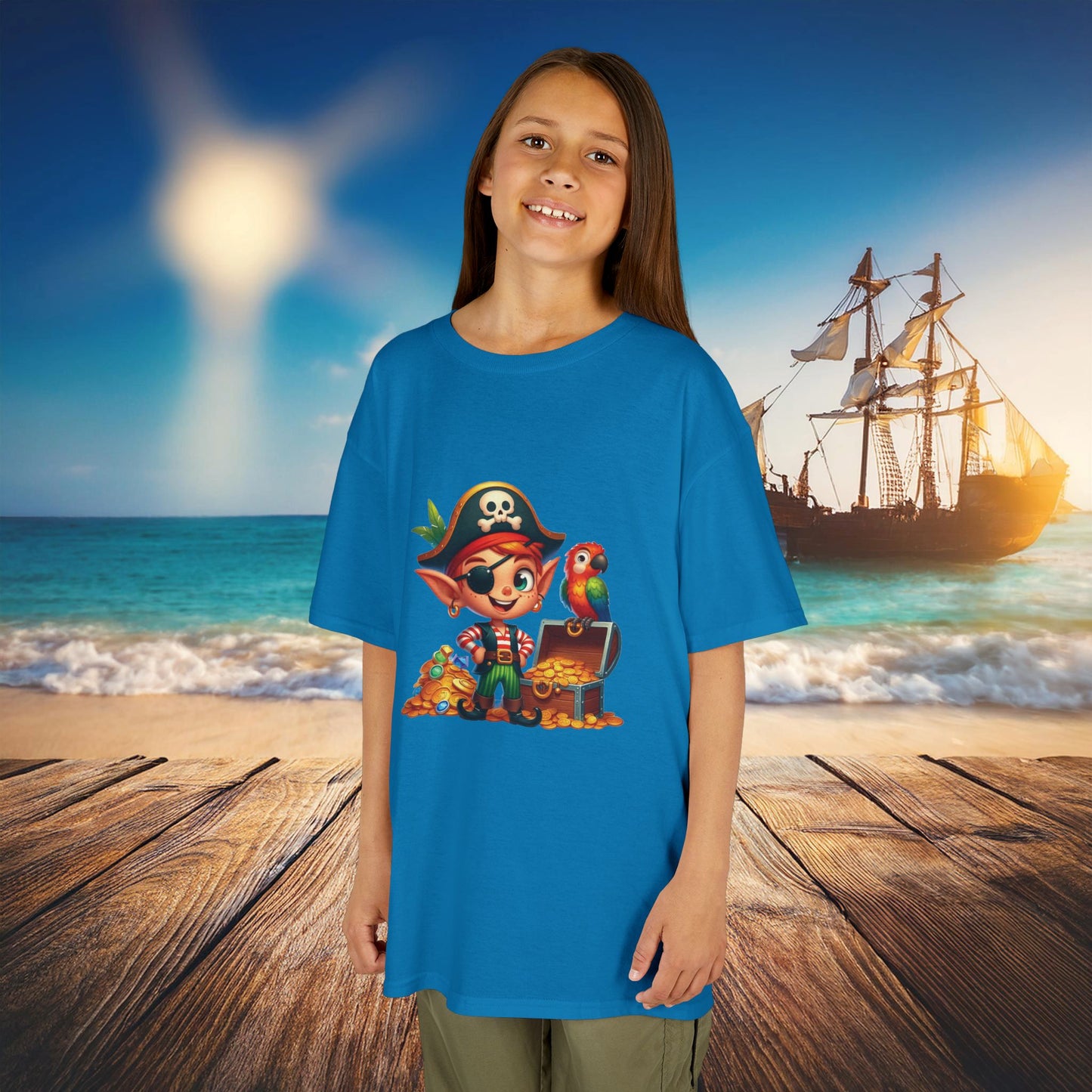 Pirate Elf Kids Tee