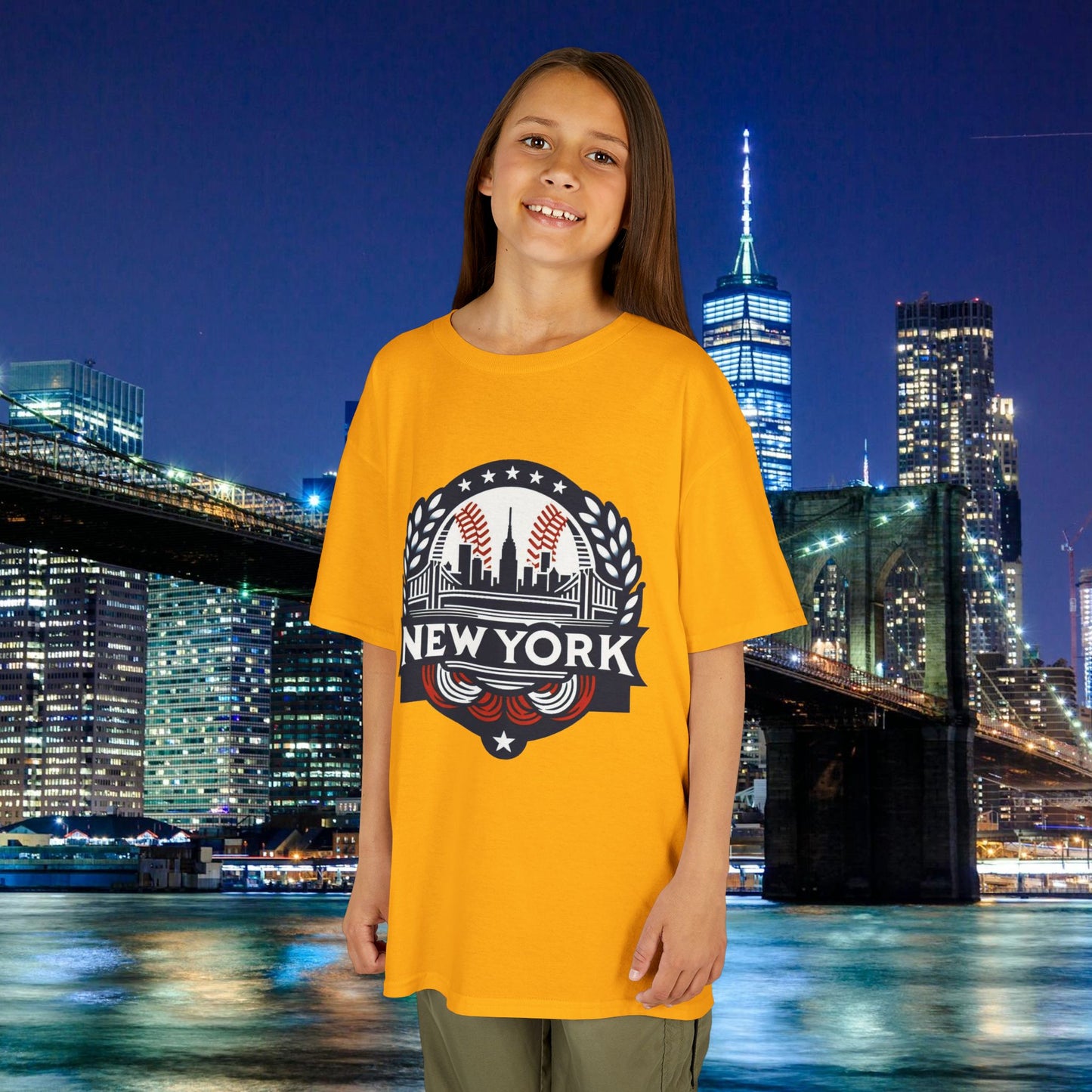 New York Bronx Baseball Kids Tee