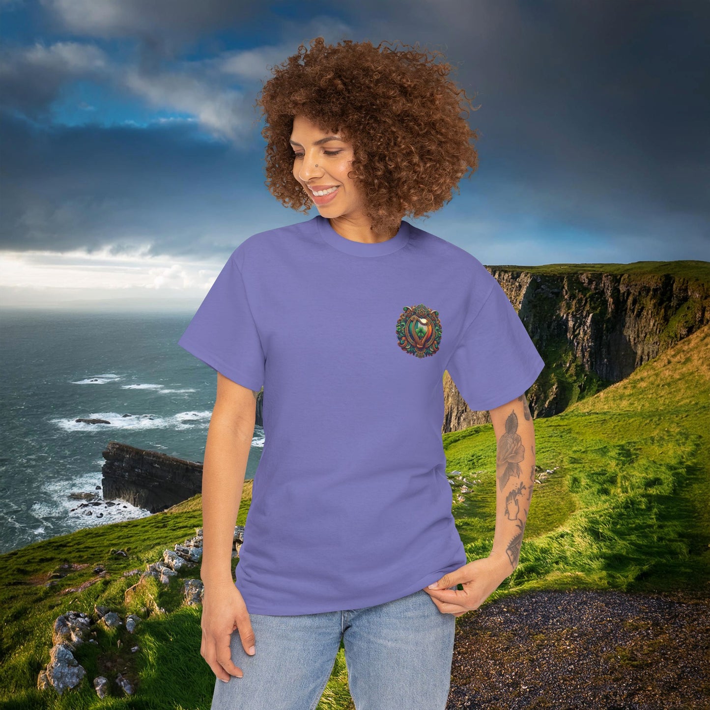 Ireland Harp Crest Tee
