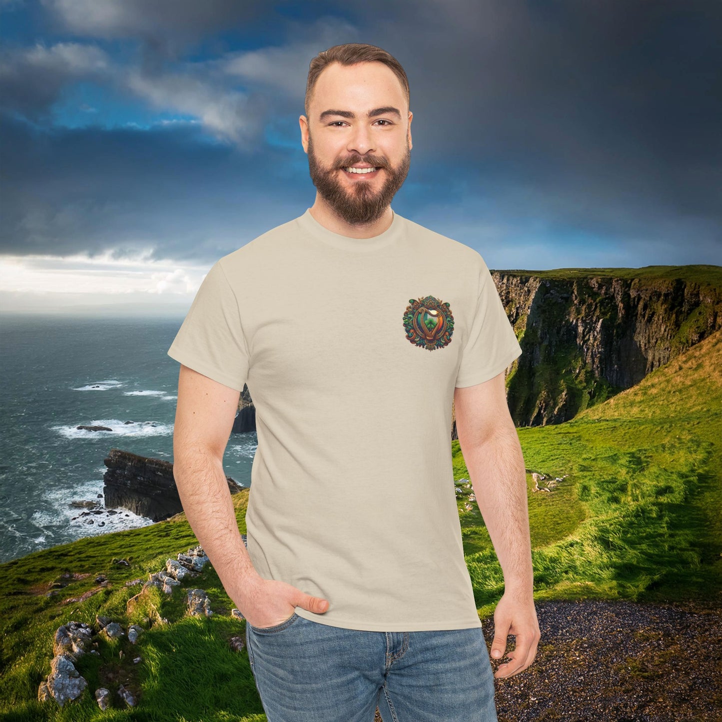 Ireland Harp Crest Tee
