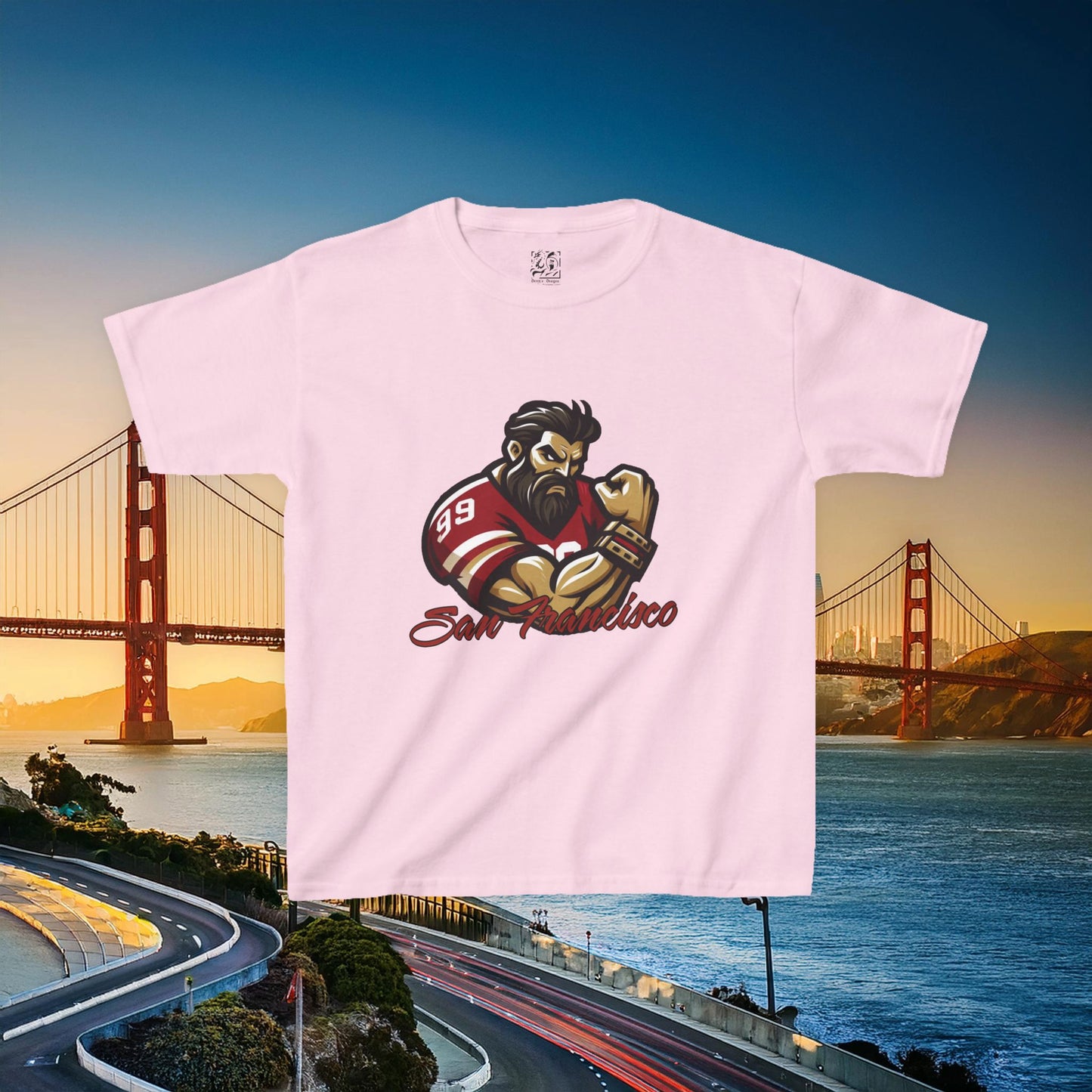 San Francisco Football Fan Kids Tee