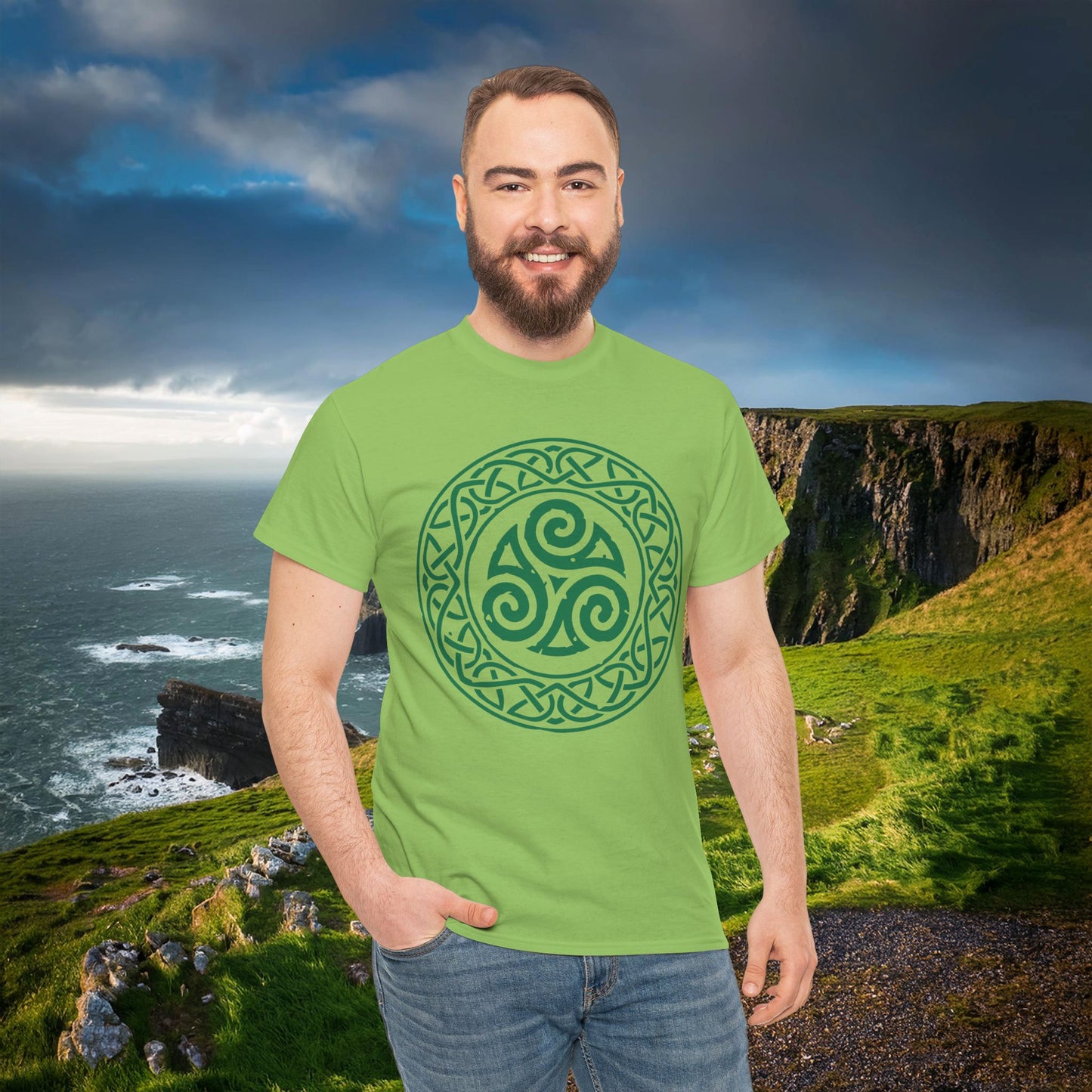 Celtic Knotwork Spiral Tee
