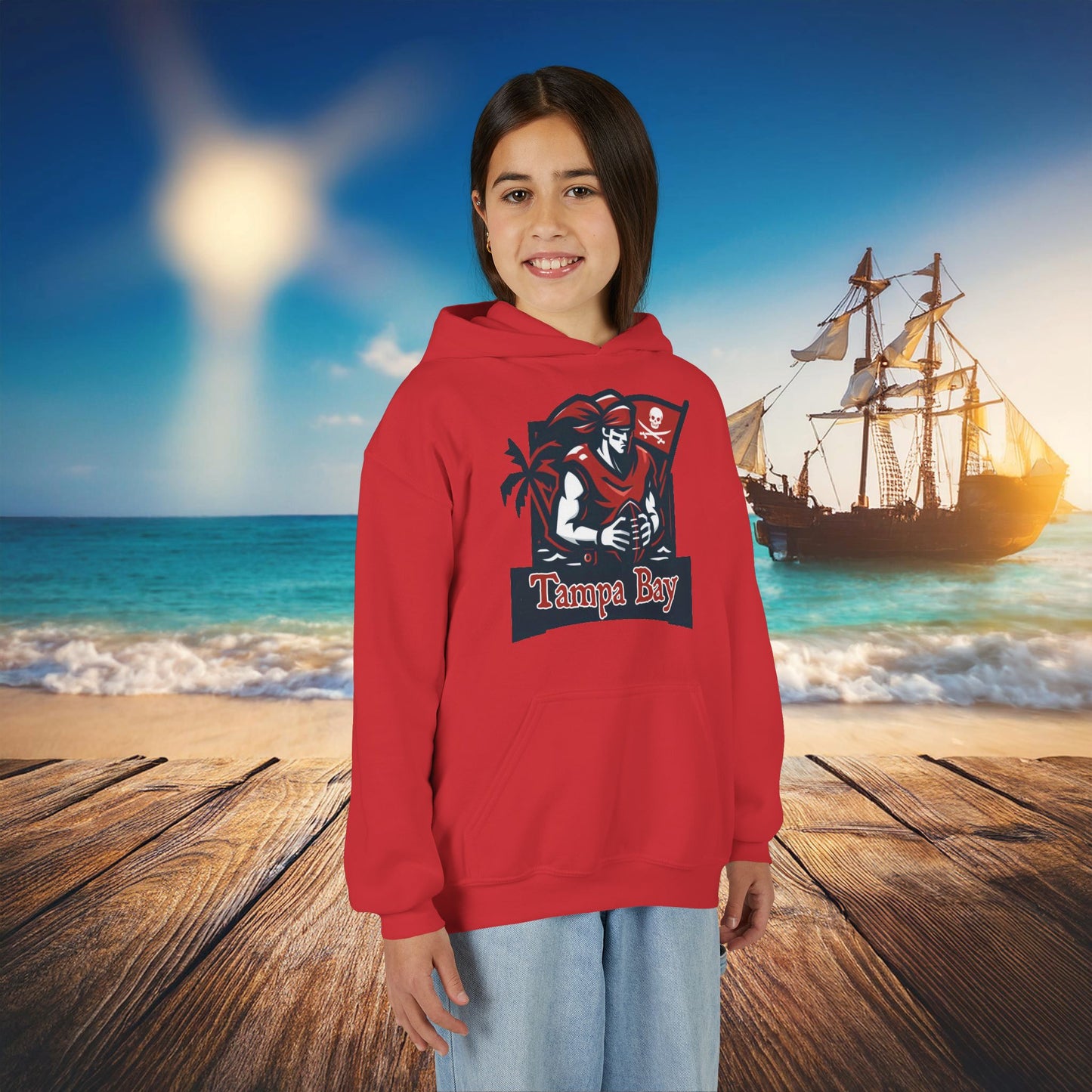 Tampa Bay Football Player Youth Hoodie