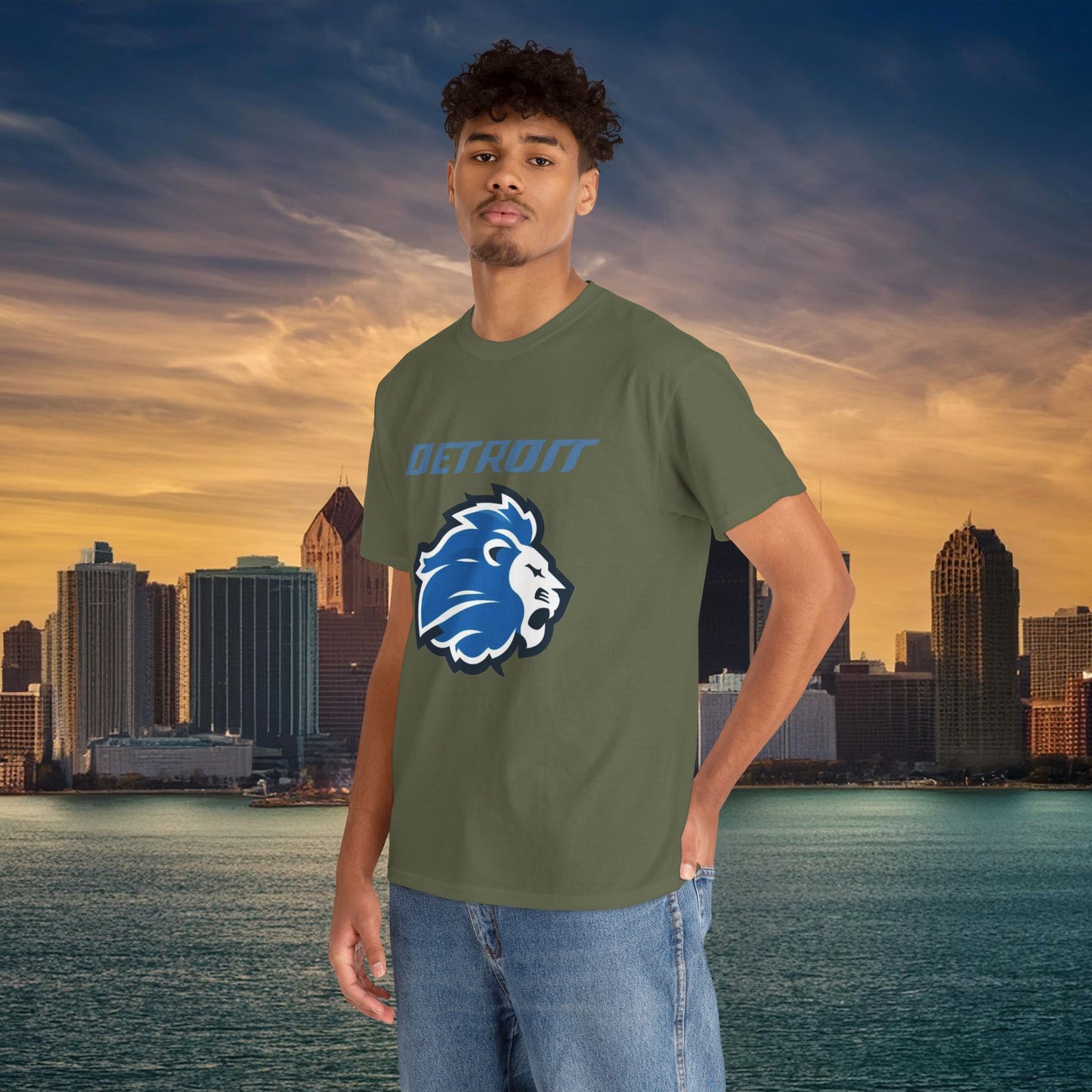 Detroit Football Logo Tee