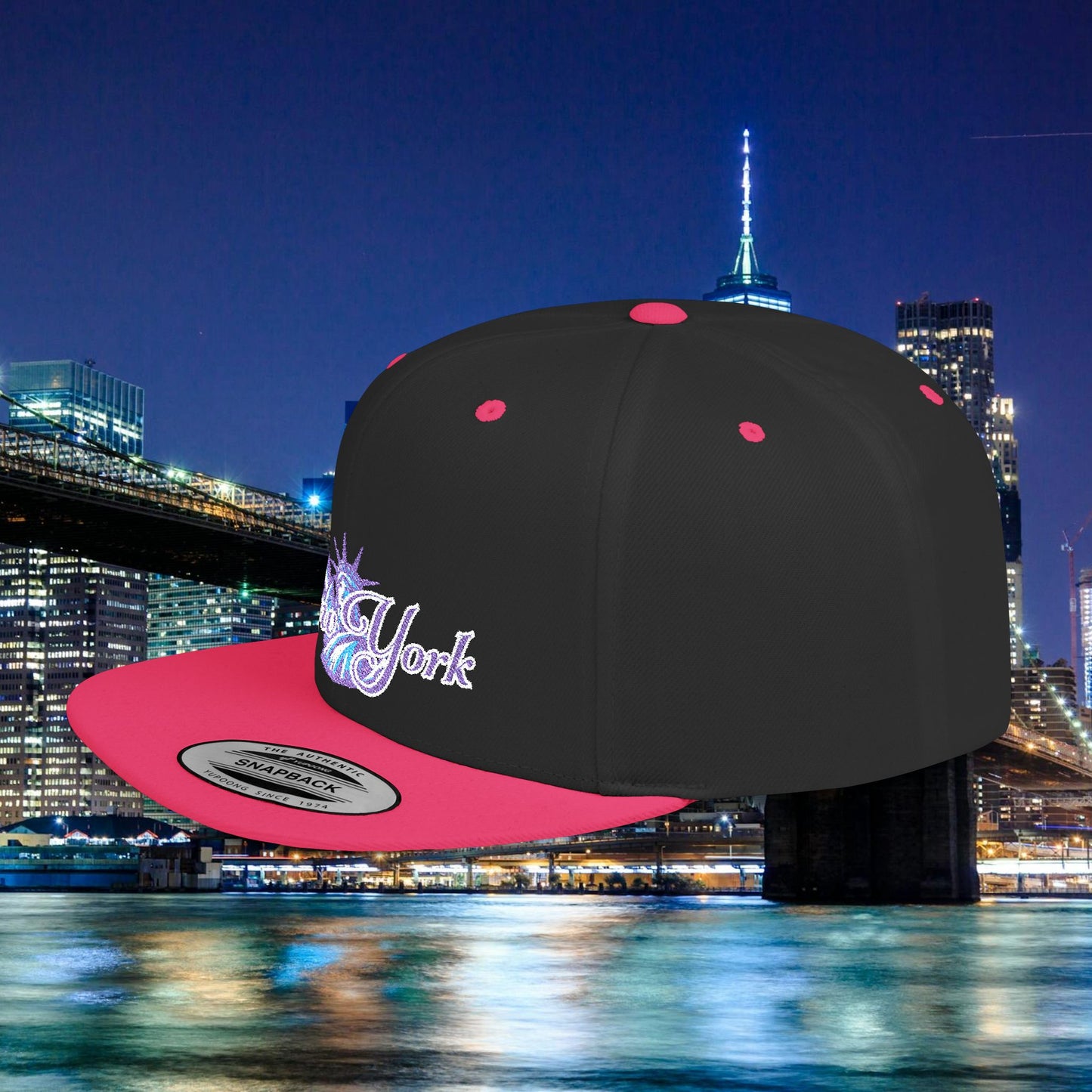 New York Statue of Liberty Flat Bill Snapback