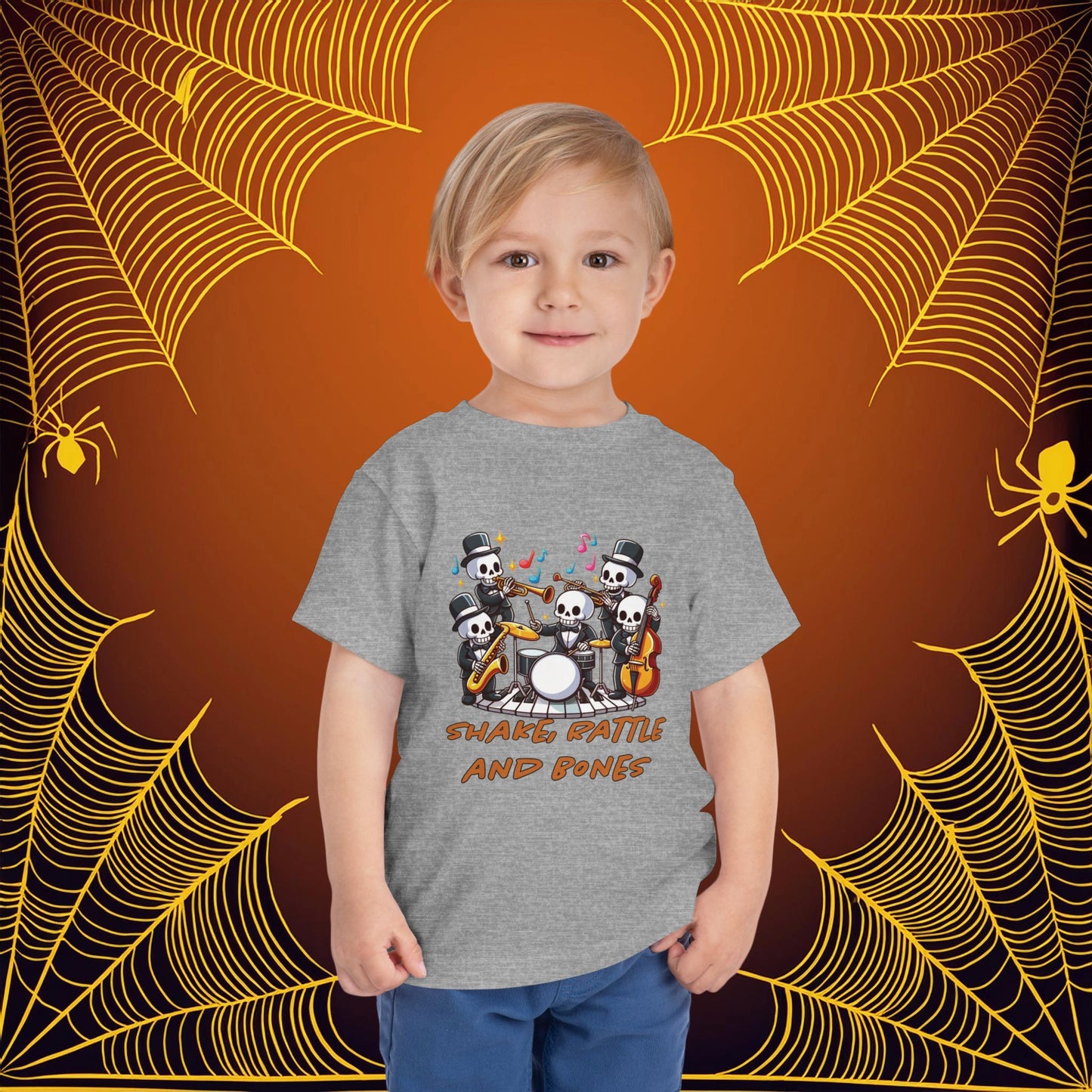 Skeleton Shake, Rattle and Bones Toddler Tee