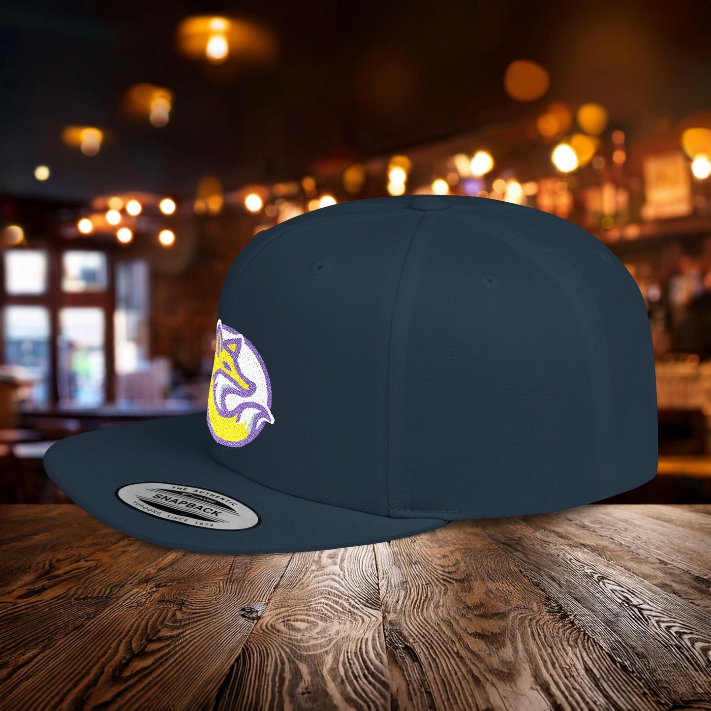 Leicester Logo Flat Bill Snapback
