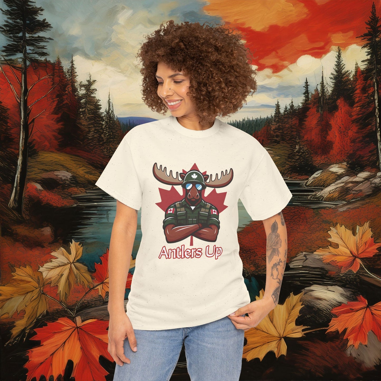 Canadian Moose "Antlers Up" Tee