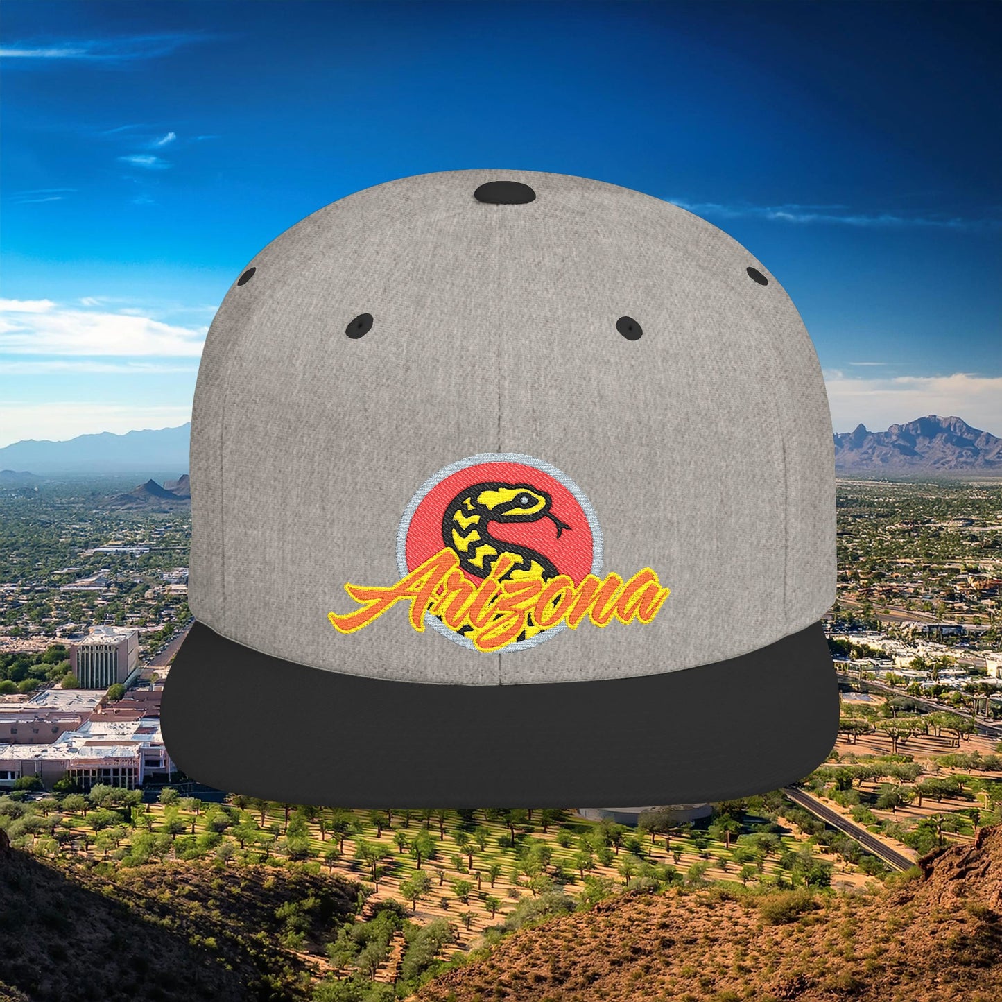 Arizona Baseball Flat Bill Snapback
