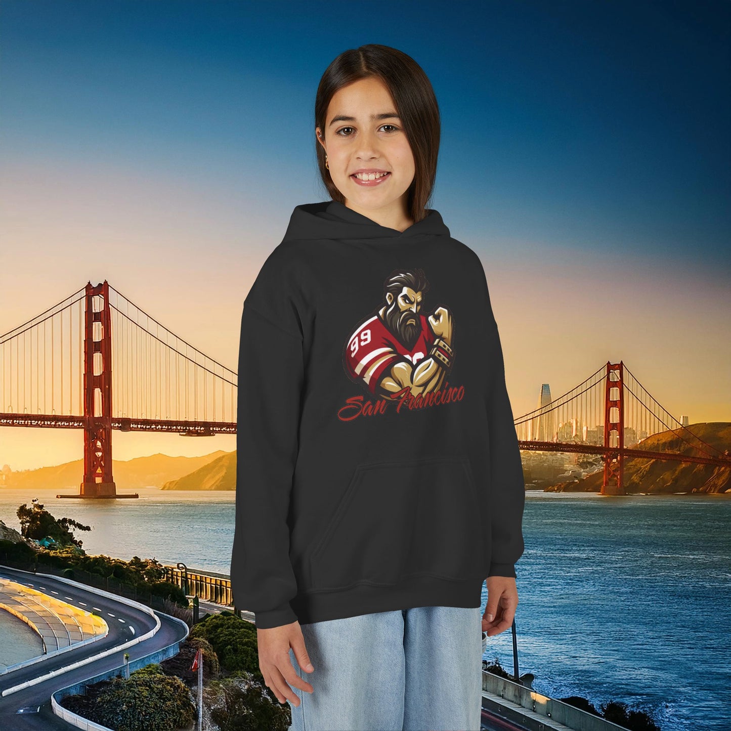 San Francisco Football Fan Youth Hoodie