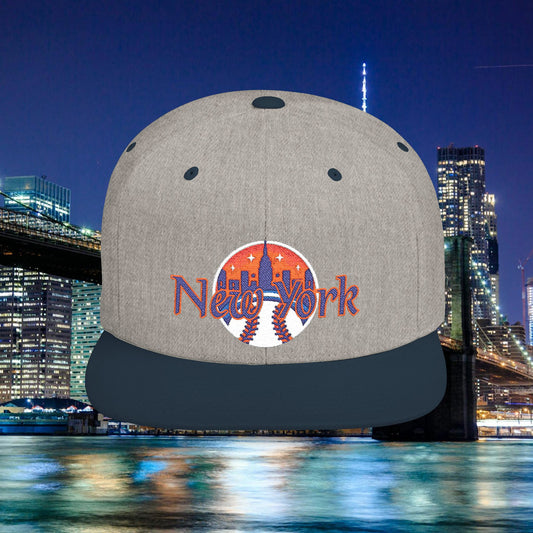 NY Metro Baseball Flat Bill Snapback
