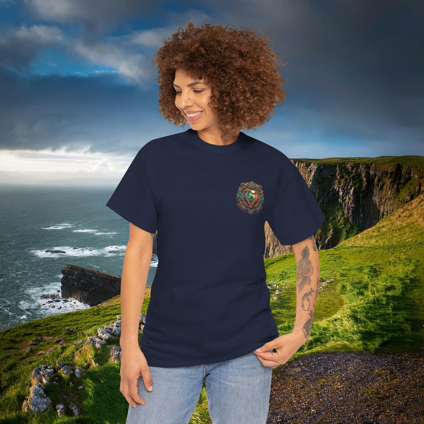Ireland Harp Crest Tee