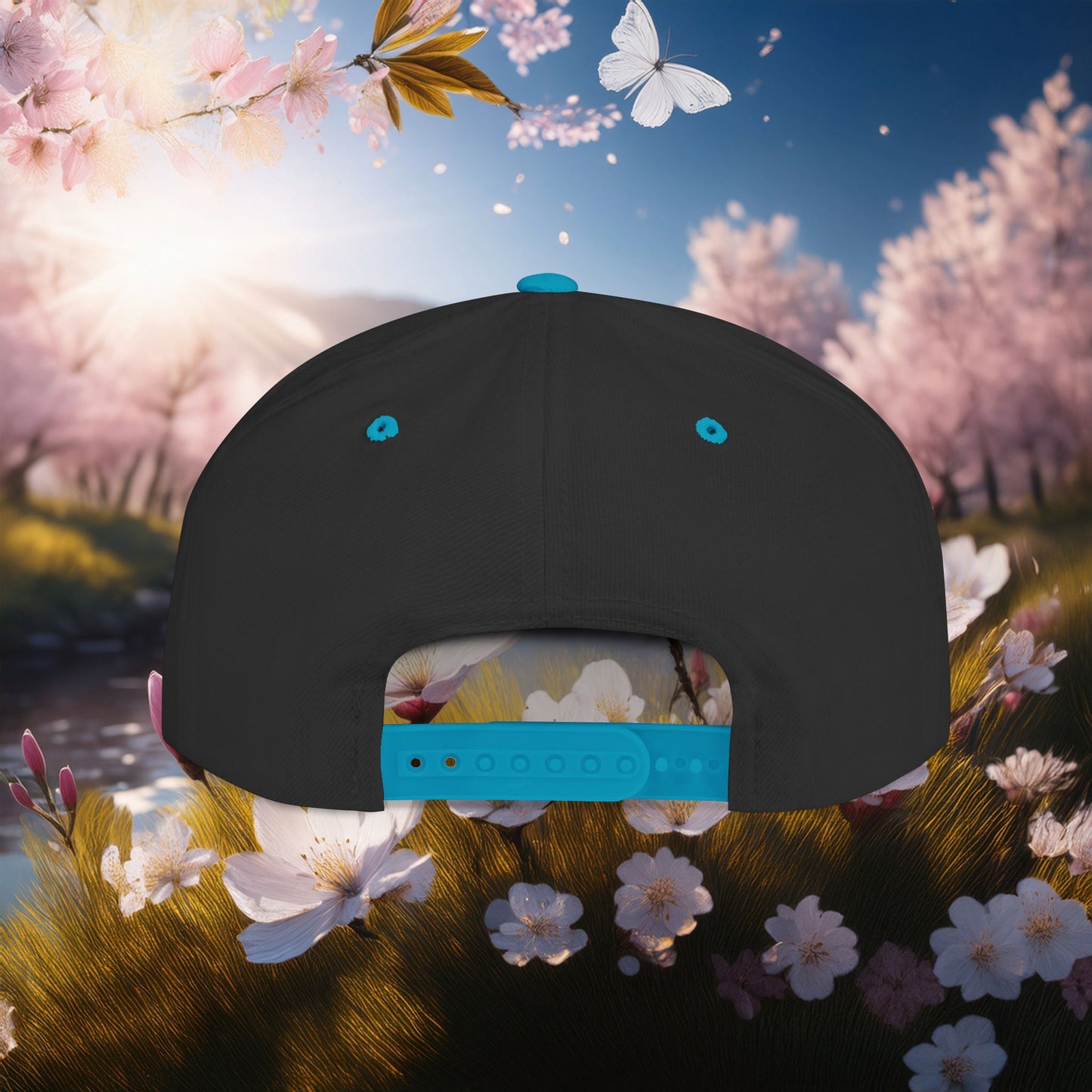 Rainbow Kiss Flat Bill Snapback
